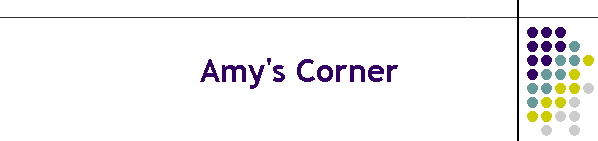 Amy's Corner